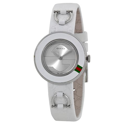 gucci u-play silver dial ladies watch|Gucci Dive .